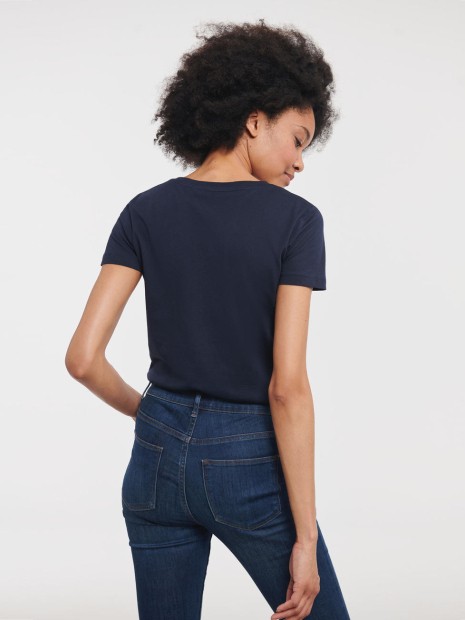 T-Shirts à personnaliser RUSSELL LADIES' PURE ORGANIC V-NECK /api/colors/dac7f052-16c9-4080-ba5c-aefc702fb74b