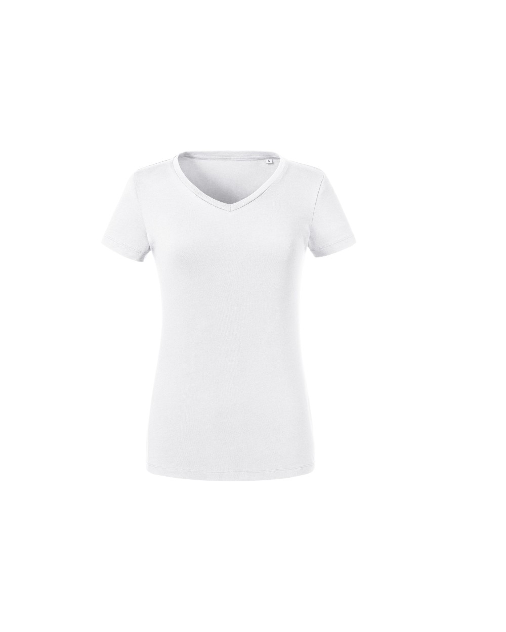 RUSSELL LADIES' PURE ORGANIC V-NECK T-Shirts personalisierbar