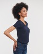 T-Shirts personnalisable RUSSELL LADIES' PURE ORGANIC V-NECK