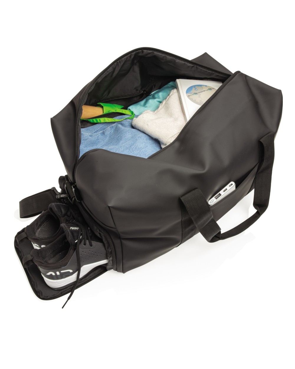 4DO Schicke PU Wochenendtasche Taschen personalisierbar
