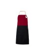 Schorten VELILLA TWO-TONED BIB APRON voor bedrukking &amp; borduring
