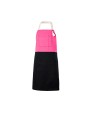 Schorten VELILLA TWO-TONED BIB APRON voor bedrukking &amp; borduring