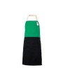 Schorten VELILLA TWO-TONED BIB APRON voor bedrukking &amp; borduring