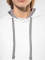 Sweat-shirts à personnaliser KARIBAN Sweat-shirt capuche contrastée femme 