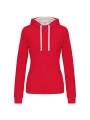 KARIBAN Sweat-shirt capuche contrastée femme /api/colors/b7356eda-6c72-4d03-829c-6a61c9e04b1f personnalisable