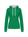 KARIBAN Sweat-shirt capuche contrastée femme /api/colors/39d480c5-9492-49dd-ba3f-25a56f687fe7 personnalisable