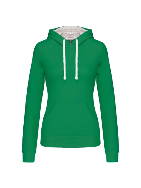 KARIBAN Sweat-shirt capuche contrastée femme /api/colors/39d480c5-9492-49dd-ba3f-25a56f687fe7 personnalisable