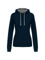 KARIBAN Sweat-shirt capuche contrastée femme /api/colors/2a00f319-11df-4ed0-8339-535e7585d285 personnalisable