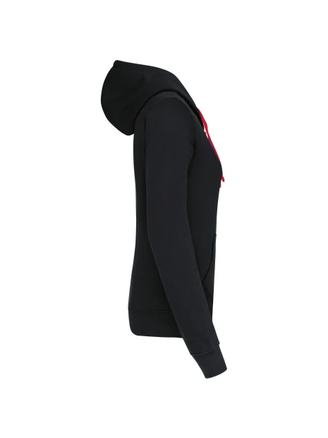 KARIBAN Sweat-shirt capuche contrastée femme /api/colors/b084ccc6-964d-4c40-a33e-0f276869188a personnalisable
