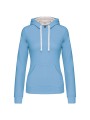 KARIBAN Sweat-shirt capuche contrastée femme /api/colors/a0458ad3-5eb8-4cce-8bde-363bb10284a7 personnalisable