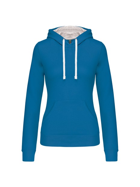 KARIBAN Sweat-shirt capuche contrastée femme /api/colors/f2674ec6-da79-4a0d-b3ce-3cefc5aba9c9 personnalisable
