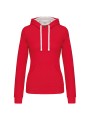 KARIBAN Sweat-shirt capuche contrastée femme /api/colors/b7356eda-6c72-4d03-829c-6a61c9e04b1f personnalisable