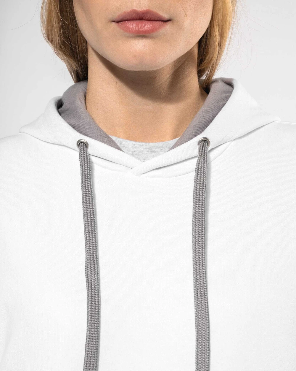 KARIBAN Damen-kapuzensweatshirt bicolor Sweatshirts personalisierbar