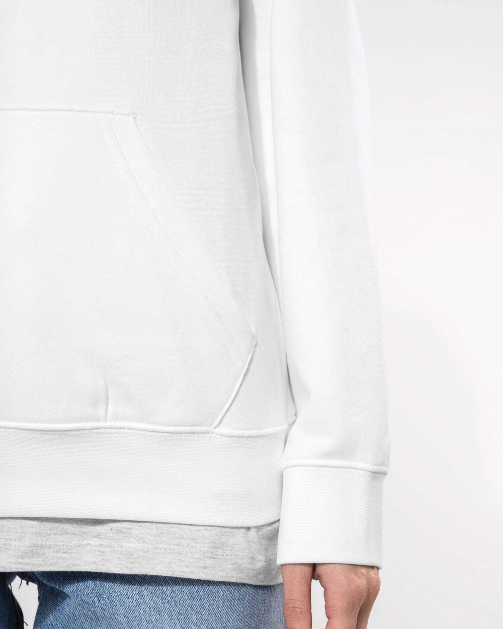 Sweaters & hoodies KARIBAN Damessweater met capuchon in contrasterende kleur voor bedrukking &amp; borduring