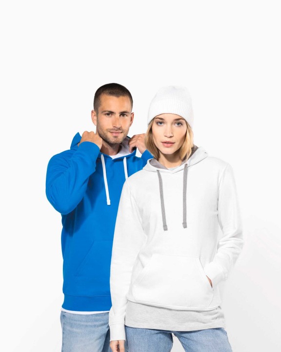 Sweat-shirts personnalisable KARIBAN Sweat-shirt capuche contrastée femme