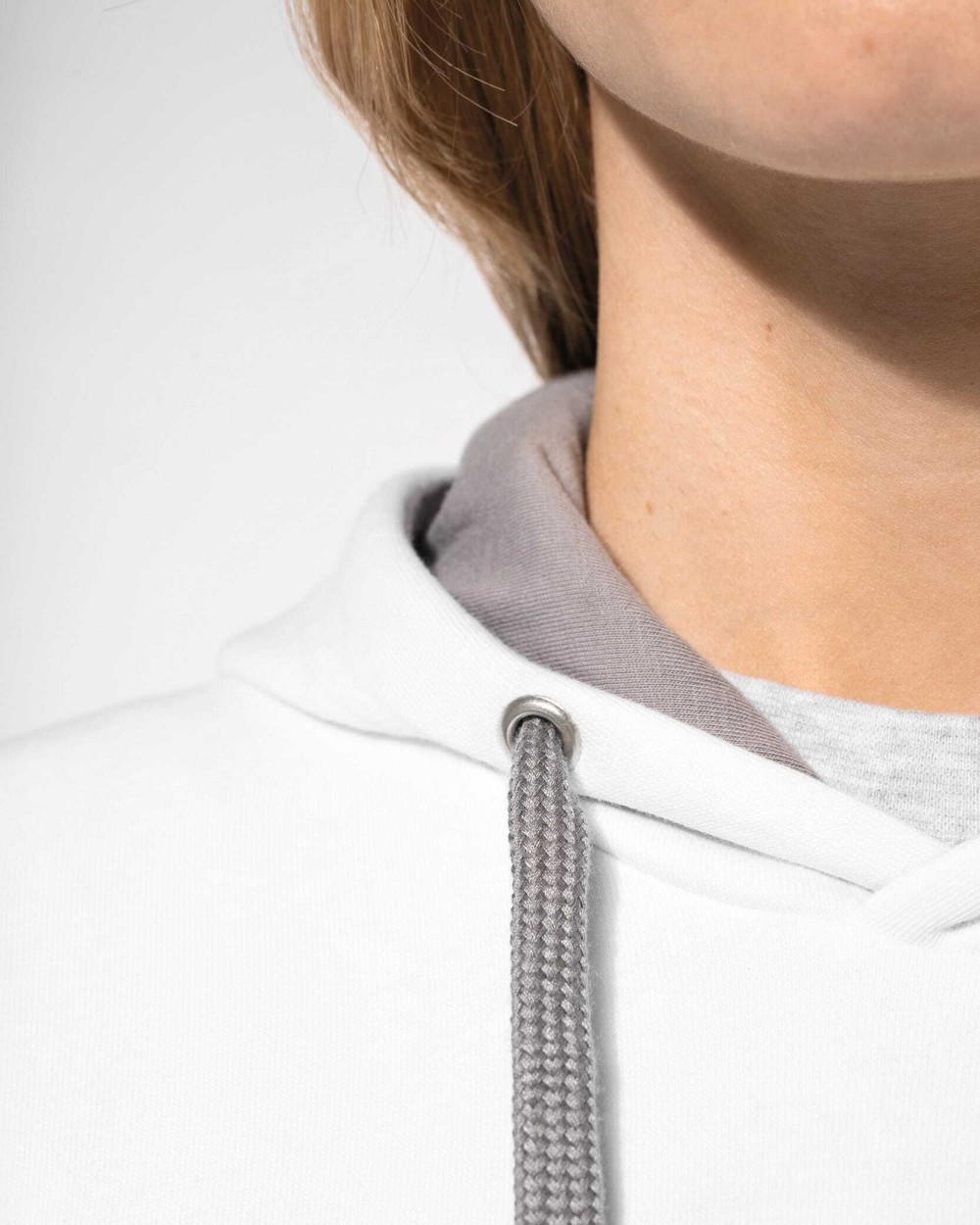 Sweat-shirts personnalisable KARIBAN Sweat-shirt capuche contrastée femme