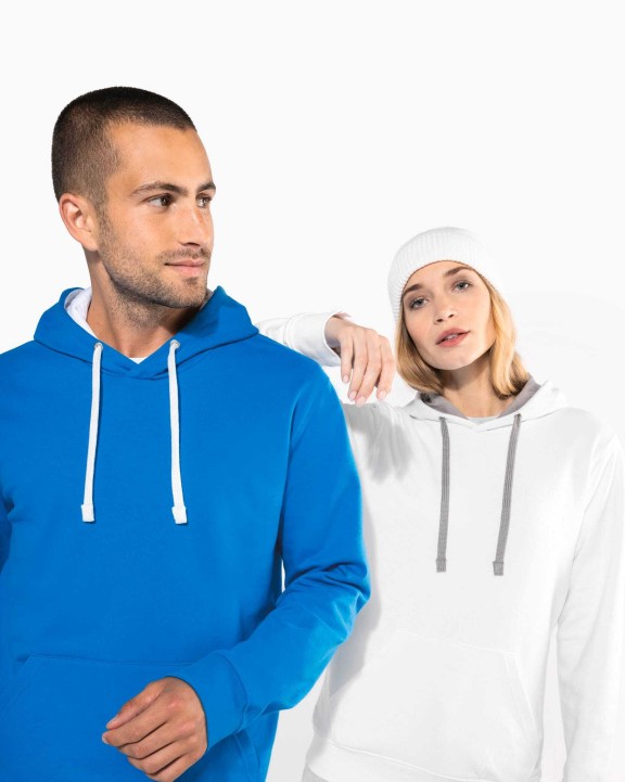 Sweat-shirts personnalisable KARIBAN Sweat-shirt capuche contrastée femme