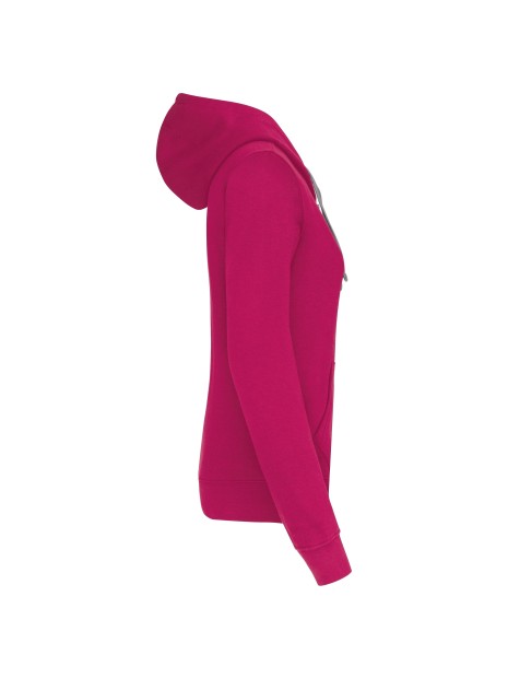 KARIBAN Sweat-shirt capuche contrastée femme /api/colors/3d5a50f9-ce81-435c-aee0-e9d0985a73b3 personnalisable