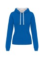 KARIBAN Sweat-shirt capuche contrastée femme /api/colors/308928a4-2cf6-4fb5-ab5c-859e76d3222d personnalisable