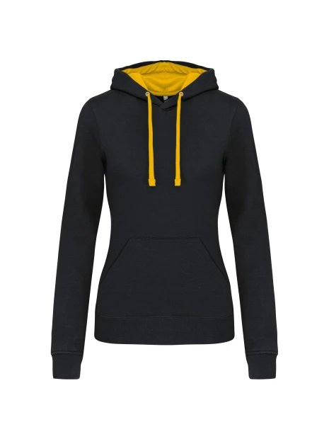 KARIBAN Sweat-shirt capuche contrastée femme /api/colors/20a7a408-8f15-4eed-a4f8-474d4f754ccf personnalisable