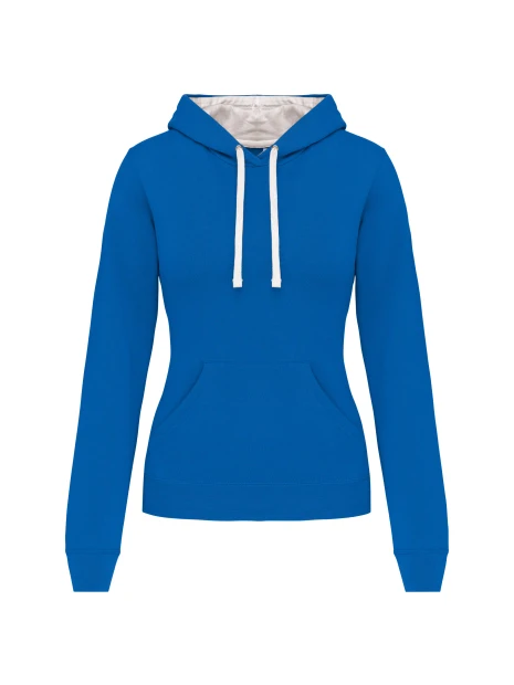 KARIBAN Sweat-shirt capuche contrastée femme /api/colors/308928a4-2cf6-4fb5-ab5c-859e76d3222d personnalisable
