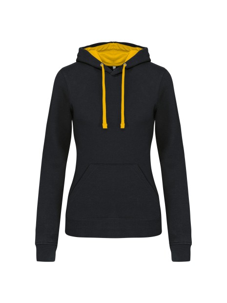 KARIBAN Sweat-shirt capuche contrastée femme /api/colors/20a7a408-8f15-4eed-a4f8-474d4f754ccf personnalisable