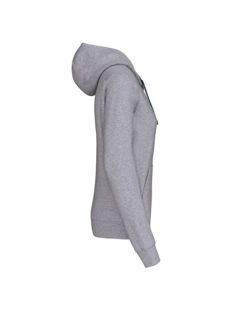 KARIBAN Sweat-shirt capuche contrastée femme /api/colors/1976eb1a-f99c-4dca-a395-73968b964f05 personnalisable