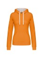 KARIBAN Sweat-shirt capuche contrastée femme /api/colors/141fcc8d-c1f3-46fd-852f-78285a6322ae personnalisable