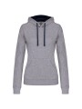 KARIBAN Sweat-shirt capuche contrastée femme /api/colors/1976eb1a-f99c-4dca-a395-73968b964f05 personnalisable