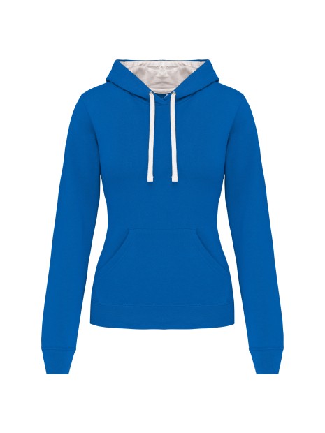 KARIBAN Sweat-shirt capuche contrastée femme /api/colors/308928a4-2cf6-4fb5-ab5c-859e76d3222d personnalisable