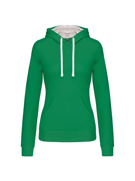 KARIBAN Sweat-shirt capuche contrastée femme /api/colors/39d480c5-9492-49dd-ba3f-25a56f687fe7 personnalisable