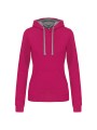 KARIBAN Sweat-shirt capuche contrastée femme /api/colors/3d5a50f9-ce81-435c-aee0-e9d0985a73b3 personnalisable