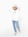 Sweat-shirts à personnaliser KARIBAN Sweat-shirt capuche contrastée femme 