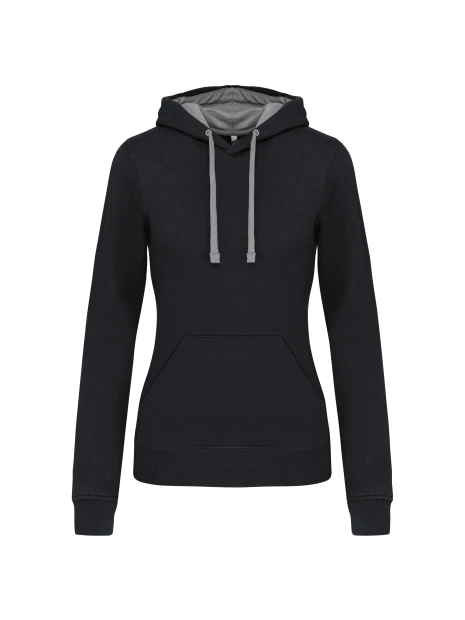 KARIBAN Sweat-shirt capuche contrastée femme /api/colors/09f91aac-0792-4d96-adcd-10a6ab672e30 personnalisable