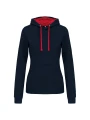 KARIBAN Sweat-shirt capuche contrastée femme /api/colors/cba79c5b-15c2-46d3-805c-91697cc52b48 personnalisable
