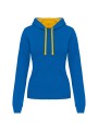 KARIBAN Sweat-shirt capuche contrastée femme /api/colors/b18501af-6d2c-408f-b77f-7928eff281d5 personnalisable