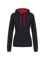 KARIBAN Sweat-shirt capuche contrastée femme /api/colors/b084ccc6-964d-4c40-a33e-0f276869188a personnalisable