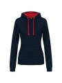 KARIBAN Sweat-shirt capuche contrastée femme /api/colors/cba79c5b-15c2-46d3-805c-91697cc52b48 personnalisable