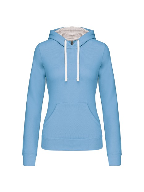KARIBAN Sweat-shirt capuche contrastée femme /api/colors/a0458ad3-5eb8-4cce-8bde-363bb10284a7 personnalisable