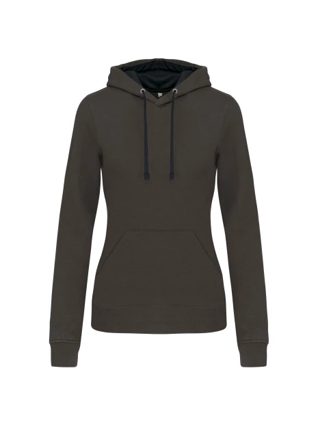 KARIBAN Sweat-shirt capuche contrastée femme /api/colors/c0516c5c-fff4-4a12-baeb-6132621adf32 personnalisable