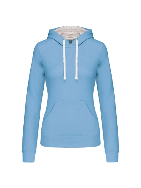 KARIBAN Sweat-shirt capuche contrastée femme /api/colors/a0458ad3-5eb8-4cce-8bde-363bb10284a7 personnalisable