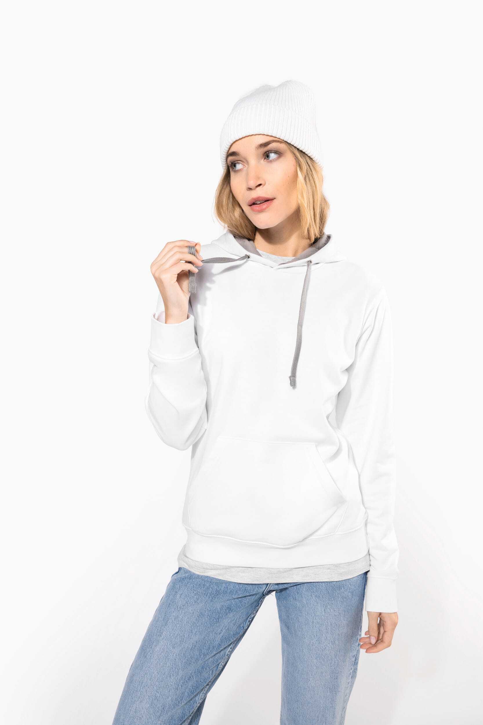 Sweat-shirts personnalisable KARIBAN Sweat-shirt capuche contrastée femme