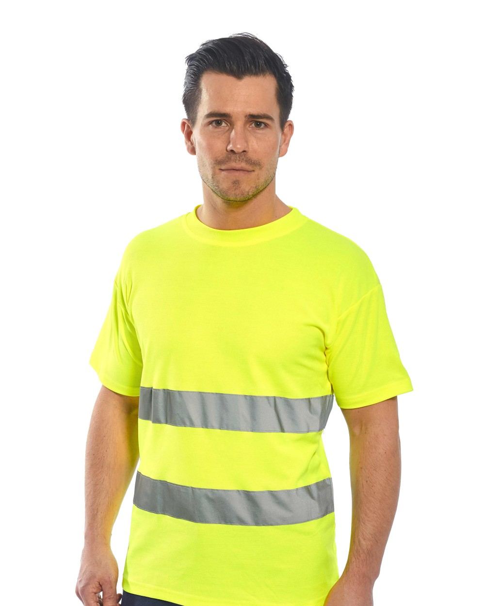 T-Shirts personnalisable PORTWEST T-shirt confort en coton (S171) EN ISO 20471 CLASSE 2