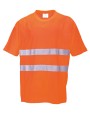 T-Shirts personnalisable PORTWEST T-shirt confort en coton (S171) EN ISO 20471 CLASSE 2