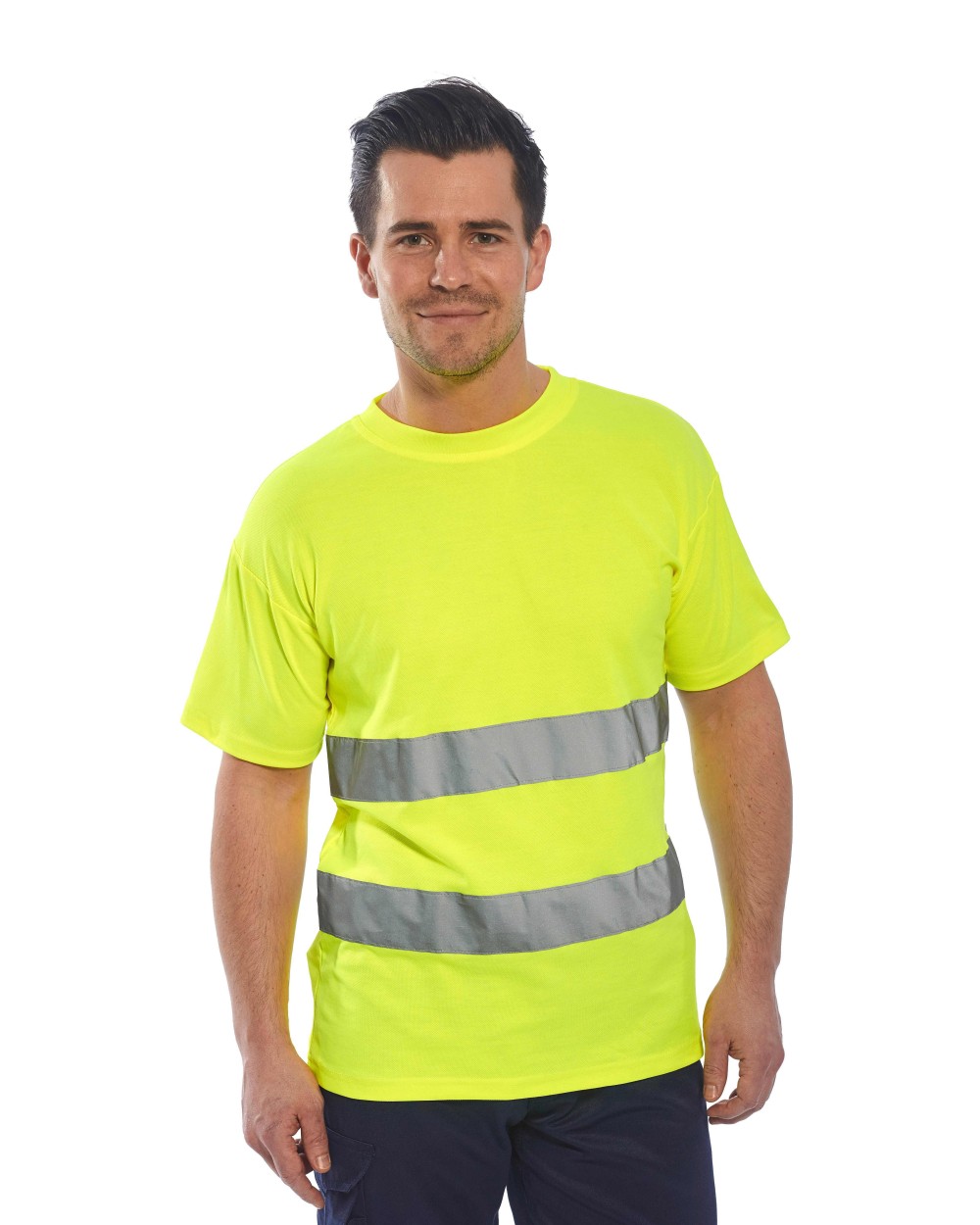 T-Shirts personnalisable PORTWEST T-shirt confort en coton (S171) EN ISO 20471 CLASSE 2