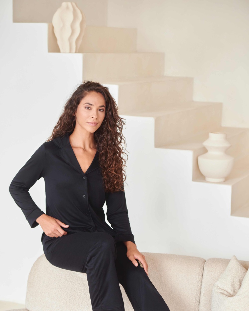 Sous-Vêtements personnalisable TOWEL-CITY Ensemble pyjama caraco et short