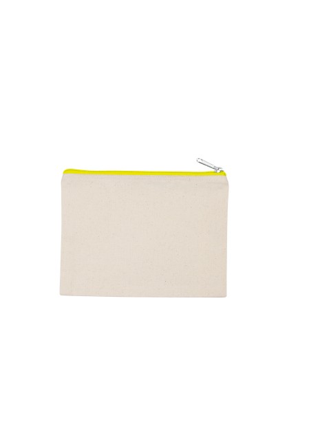 KIMOOD Pochette en coton canvas - modèle moyen /api/colors/a14c44ff-74d9-4031-8a63-4c58bbe7eb95 personnalisable