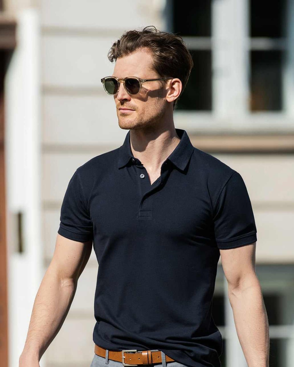 Polo's NIMBUS Harvard stretch deluxe polo shirt voor bedrukking &amp; borduring