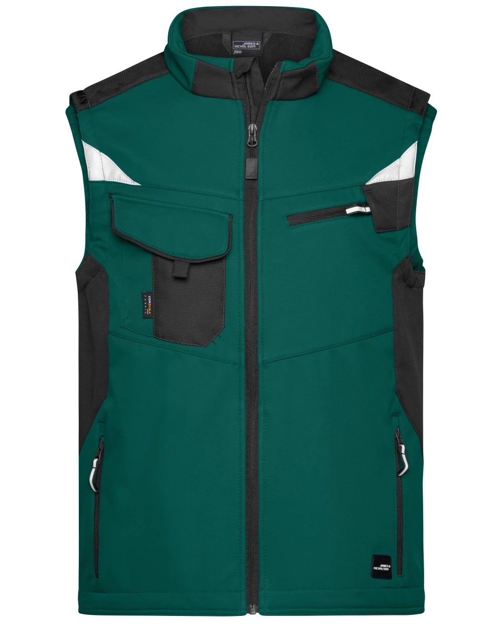 JAMES & NICHOLSON Workwear Softshell Vest -STRONG- Softshells personalisierbar