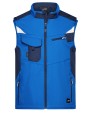 Softshells JAMES & NICHOLSON Workwear Softshell Vest -STRONG- voor bedrukking &amp; borduring